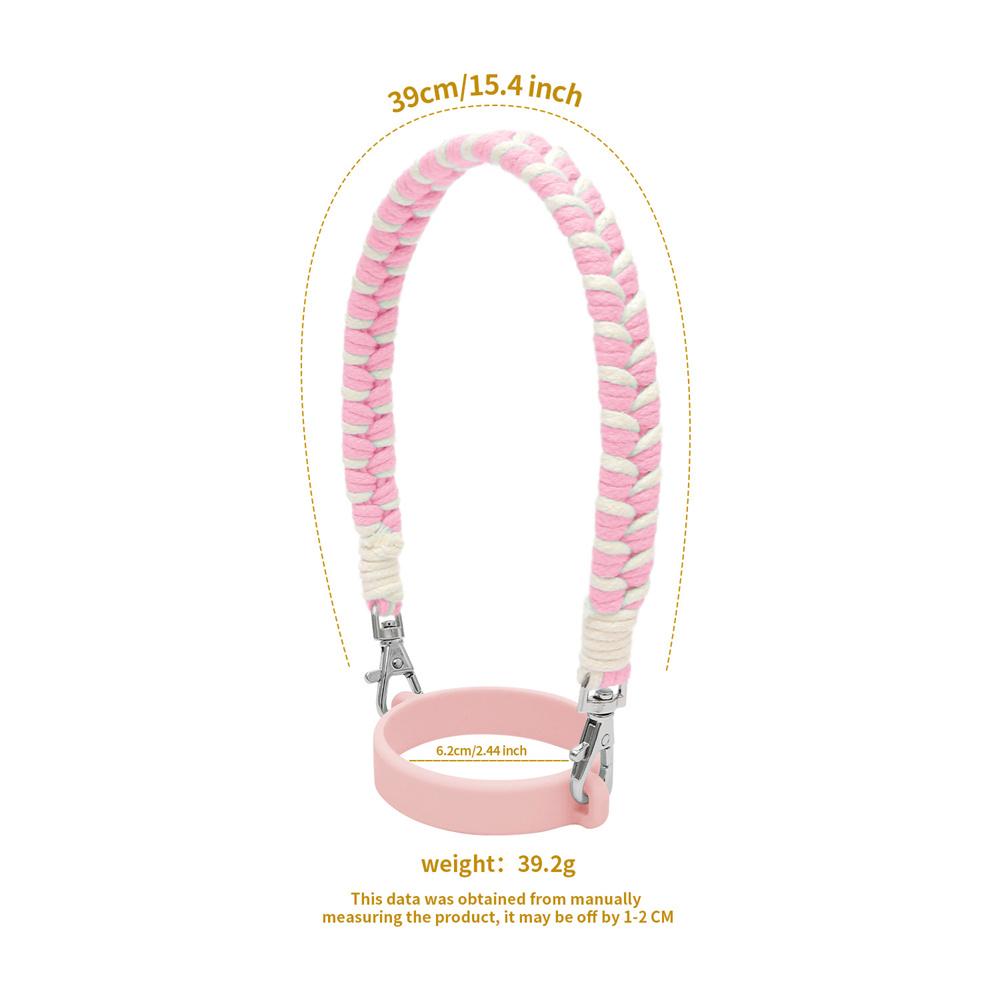 Hand-woven For 40oz Handle Cup Food Grade Thickened Silicone Ring For Stanley Sports Water Cup Strap Key Ring розовый
Hand-woven For 40oz Handle Cup Food Grade Thickened Silicone Ring For Stanley Sports Water Cup Strap Key Ring розовый