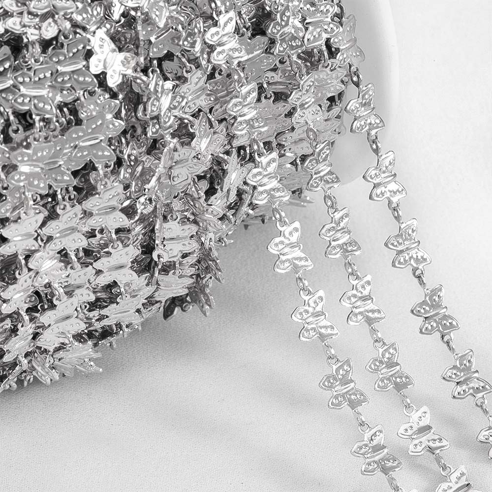 1Meter Stainless Steel Fashion Butterfly Design Link Chain for DIY Jewelry Necklace Bracelet Butterflies Chains Gifts Components 1meter
1Meter Stainless Steel Fashion Butterfly Design Link Chain for DIY Jewelry Necklace Bracelet Butterflies Chains Gifts Components 1meter