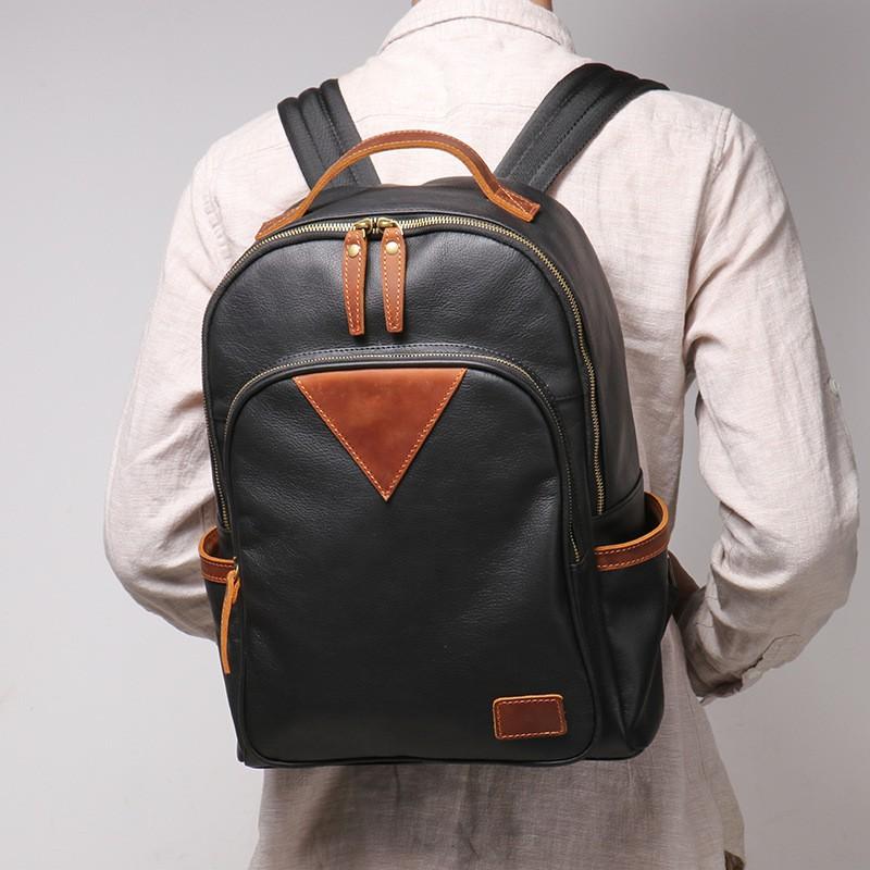 Leather Soft Backpack Men Lightweight Commuting Large Capacity Computer Bag Personalized Contrasting Color Travel чёрный
Leather Soft Backpack Men Lightweight Commuting Large Capacity Computer Bag Personalized Contrasting Color Travel чёрный
