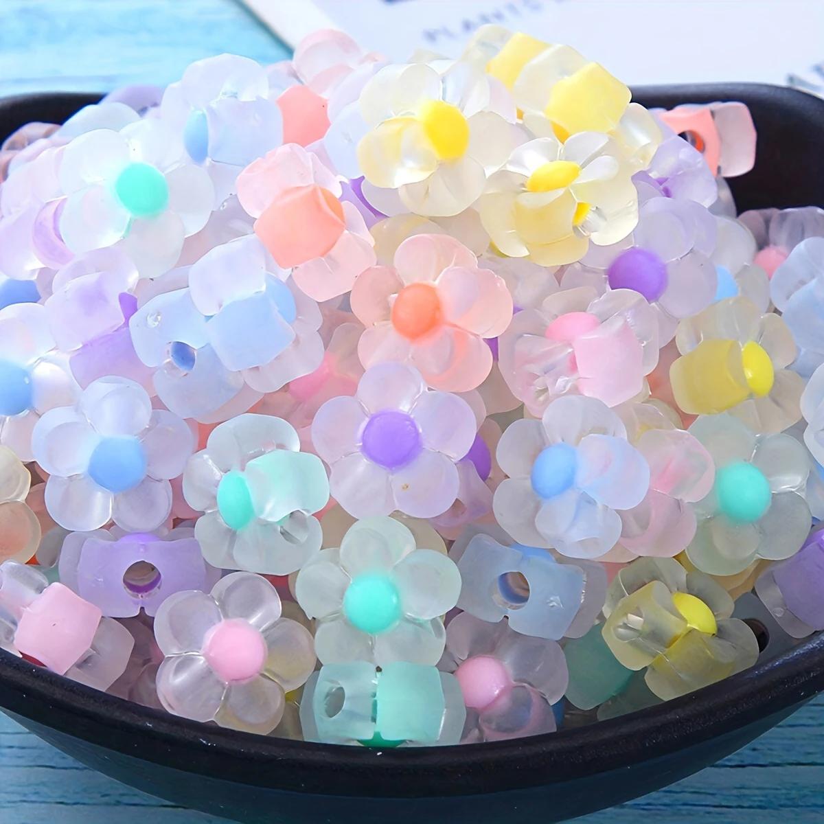 100pcs 12mm Sunflower Acrylic Beads Matte Transparent Mixed Color Spacer Beads for DIY Jewelry Making
100pcs 12mm Sunflower Acrylic Beads Matte Transparent Mixed Color Spacer Beads for DIY Jewelry Making