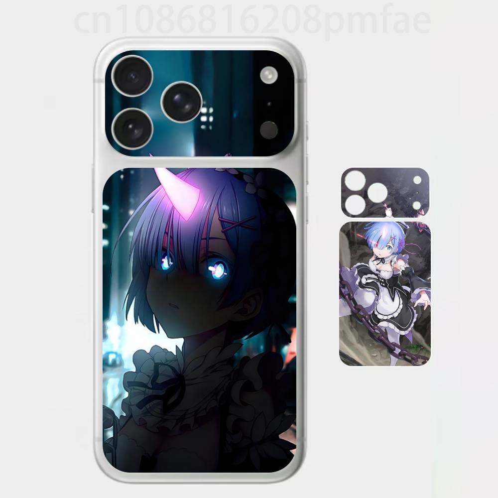 Скин-обертка Rem R-Re Anime Z-Zero Premium для iPhone 17 Pro/Max, Защитная наклейка на заднюю рамку и камеру (Не чехол) iPhone17promax
Скин-обертка Rem R-Re Anime Z-Zero Premium для iPhone 17 Pro/Max, Защитная наклейка на заднюю рамку и камеру (Не чехол) iPhone17promax