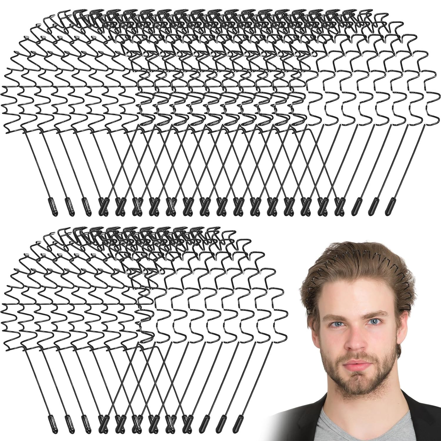 1-100pcs Metal Hair Band for Men Women Unisex Black Wavy Hair Head Hoop Band Sports Headband Hairband Hair Accessories Gift 1pc чорний
1-100pcs Metal Hair Band for Men Women Unisex Black Wavy Hair Head Hoop Band Sports Headband Hairband Hair Accessories Gift 1pc чорний