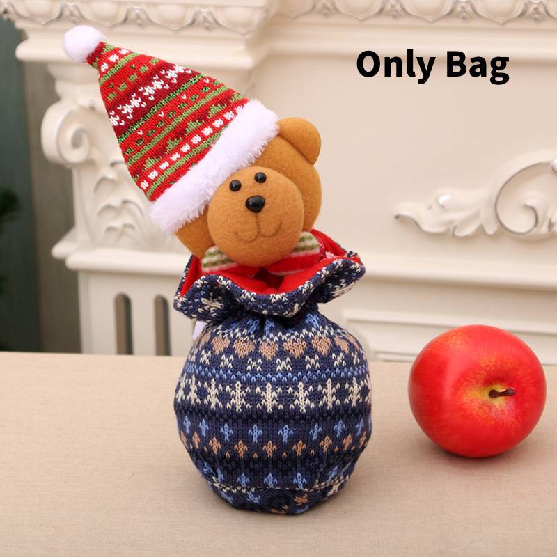 Christmas Knit Apple Bag With Santa Design For Festive Gift Wrapping Bear
Christmas Knit Apple Bag With Santa Design For Festive Gift Wrapping Bear