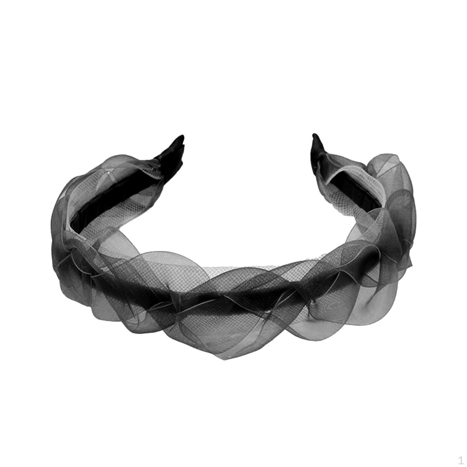 Headband, Hair Accessories Hoop for Party Women Wedding чорний
Headband, Hair Accessories Hoop for Party Women Wedding чорний