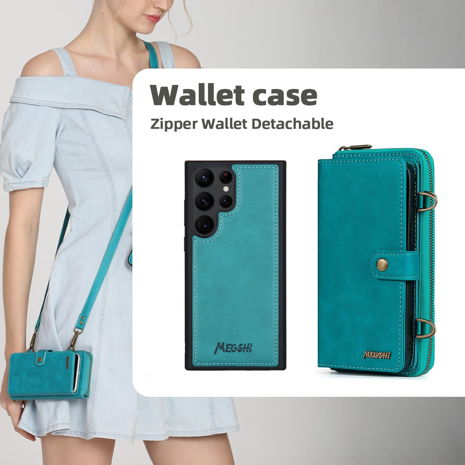MEGSHI 020 Series for Samsung Galaxy S24 Ultra Case Detachable 2-in-1 Wallet Magnetic Phone Cover Black
MEGSHI 020 Series for Samsung Galaxy S24 Ultra Case Detachable 2-in-1 Wallet Magnetic Phone Cover Black