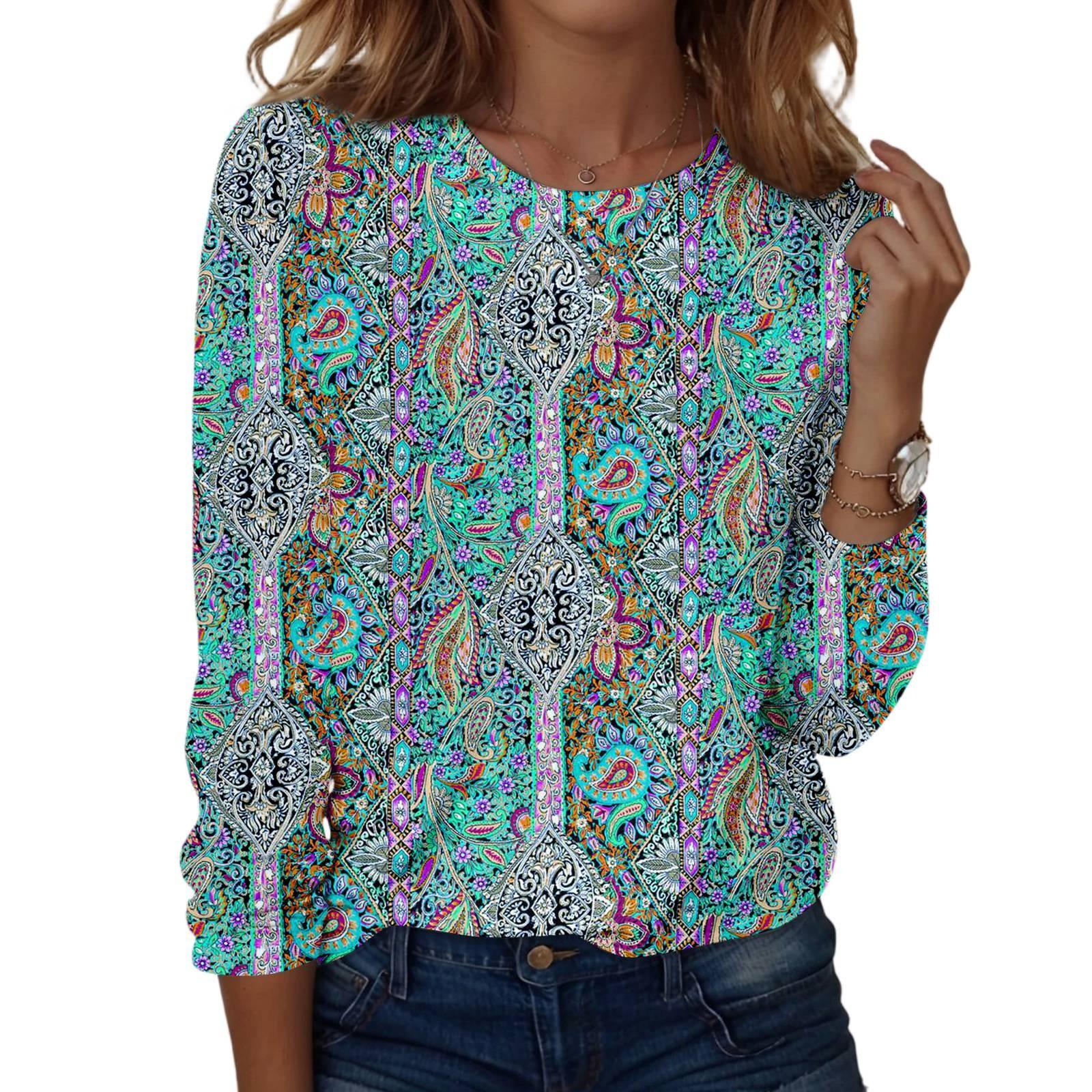 Рубашки с длинным рукавом для женщин, милые футболки с графическим принтом, блузки, повседневные базовые топы больших размеров, пуловеры XL небесно-голубой
Рубашки с длинным рукавом для женщин, милые футболки с графическим принтом, блузки, повседневные базовые топы больших размеров, пуловеры XL небесно-голубой