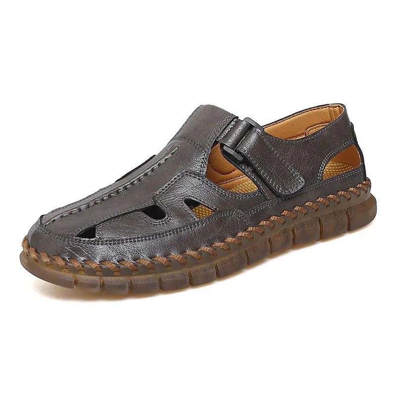 Retro Sewing Beach Men s Sandals Casual Hollow Out Comfortable Non-slip Light Weight Textured Upper Shoes Sandalles Homme 47 сірий
Retro Sewing Beach Men s Sandals Casual Hollow Out Comfortable Non-slip Light Weight Textured Upper Shoes Sandalles Homme 47 сірий