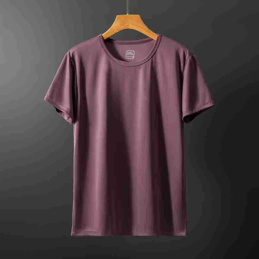 Мужская футболка из ледяного шелка, быстросохнущая, эластичная, с круглым вырезом - Мода лето 2022 XL (120-135 jin)
Мужская футболка из ледяного шелка, быстросохнущая, эластичная, с круглым вырезом - Мода лето 2022 XL (120-135 jin)