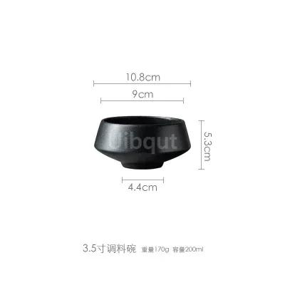 Noodle bowl soup salad black high foot bowl Western plate steak plate vegetable plate Creative ceramic tableware rice bowl
Noodle bowl soup salad black high foot bowl Western plate steak plate vegetable plate Creative ceramic tableware rice bowl