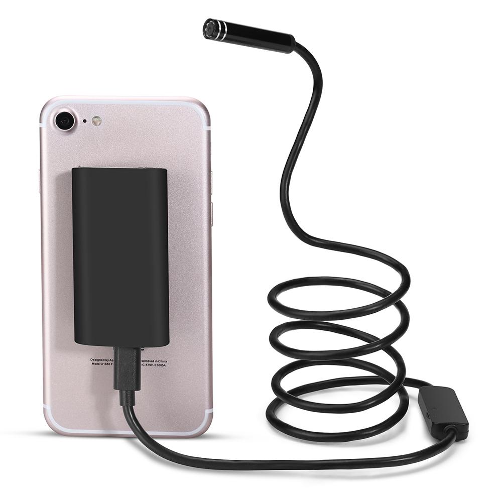 YPC100 5m Flexible Wire WiFi Borescope 8mm Camera Lens Cell Phone Inspection Endoscope Type A
YPC100 5m Flexible Wire WiFi Borescope 8mm Camera Lens Cell Phone Inspection Endoscope Type A