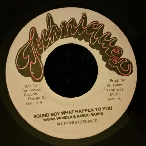 7inch Record WAYNE WONDER NARDO RANKS Sound Boy What Happen To You NONE Techniques Jamaica Reggae Ska Dub Used
7inch Record WAYNE WONDER NARDO RANKS Sound Boy What Happen To You NONE Techniques Jamaica Reggae Ska Dub Used