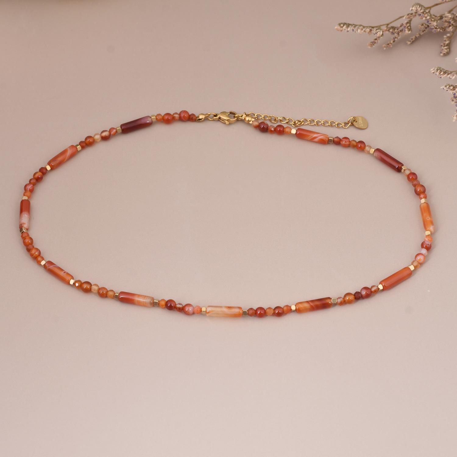 Chic Nanhong Stone Necklace: Women s Luxurious, Stylish, Versatile Choker with High-End Ancient Charm красный
Chic Nanhong Stone Necklace: Women s Luxurious, Stylish, Versatile Choker with High-End Ancient Charm красный