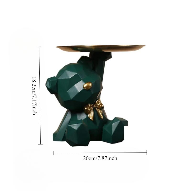Violent Bear Key Storage Entrance Decoration Entry Living Room Shoe Cabinet Desktop Decoration зелений
Violent Bear Key Storage Entrance Decoration Entry Living Room Shoe Cabinet Desktop Decoration зелений