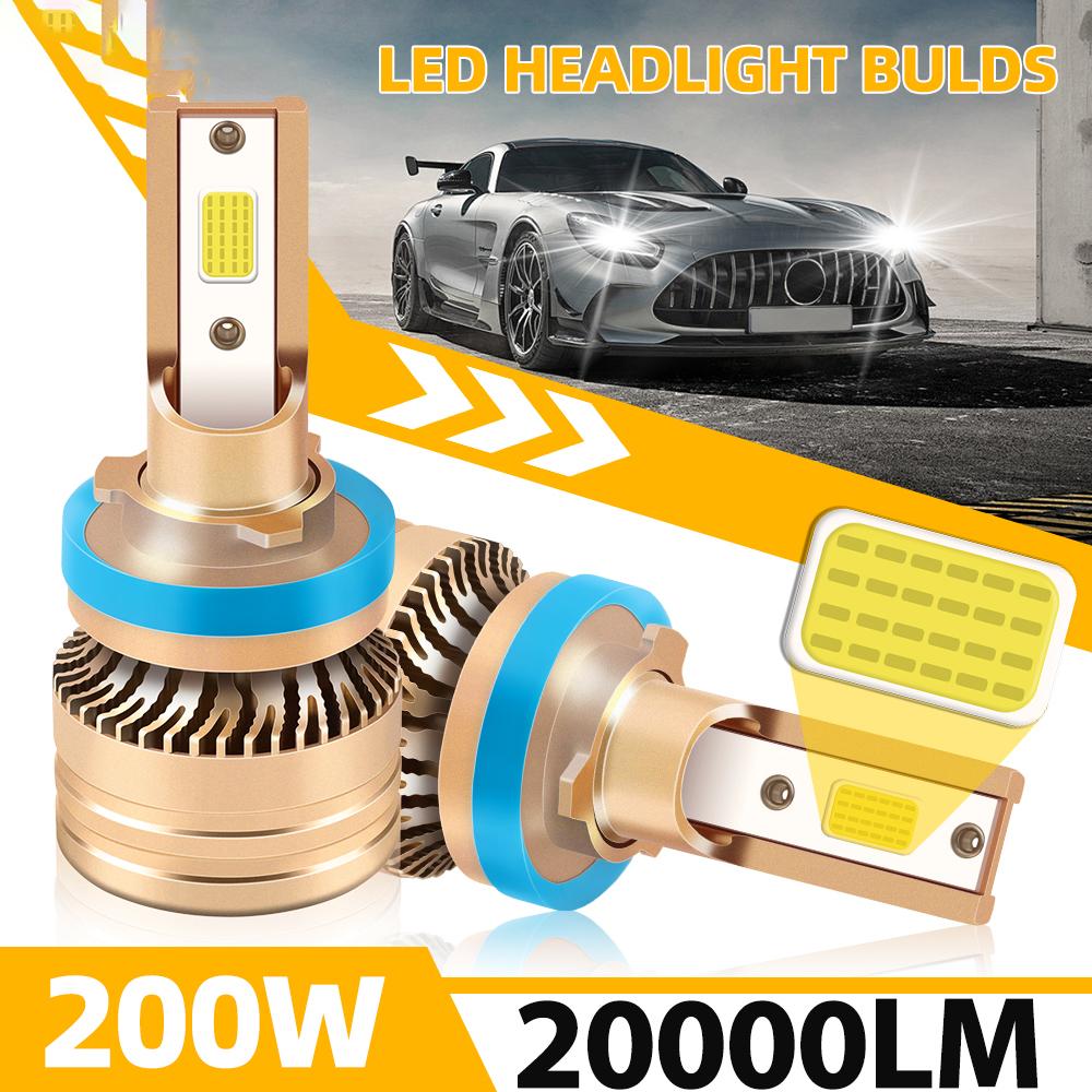 Universal 200W 12V 6000K Car LED Ligh H8 H9 H11 LED Headlight Bulb Lamp 2PCS COB chips Headlamp H11
Universal 200W 12V 6000K Car LED Ligh H8 H9 H11 LED Headlight Bulb Lamp 2PCS COB chips Headlamp H11
