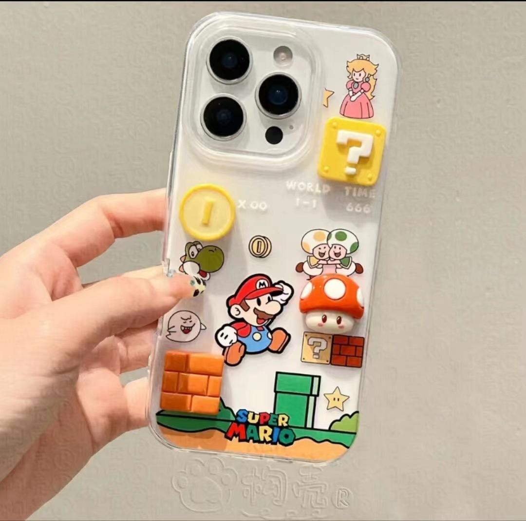 Imd double-layer mobile phone case three-dimensional shiitake mushroom Super Mario with bracelet for Apple 16 jelly protective case 15 iPhone 12
Imd double-layer mobile phone case three-dimensional shiitake mushroom Super Mario with bracelet for Apple 16 jelly protective case 15 iPhone 12