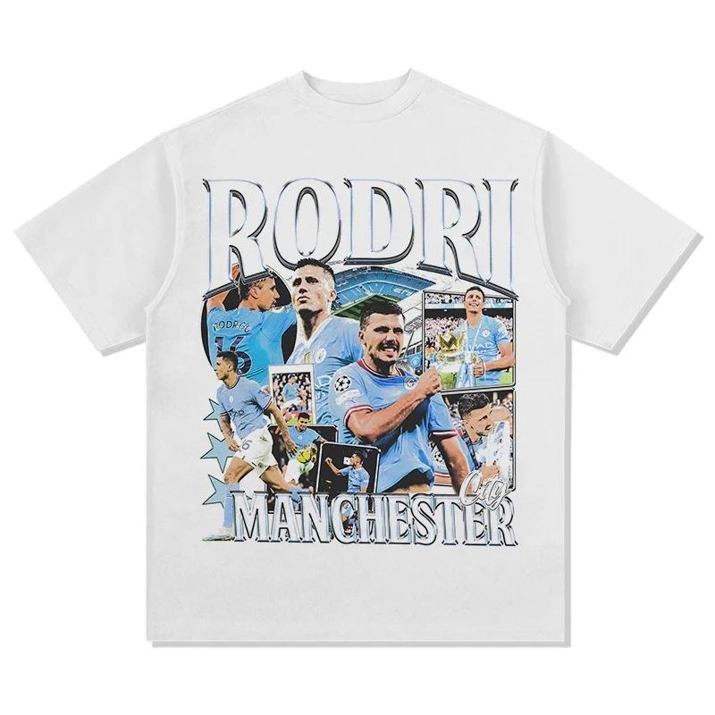 Classic White Rodri Manchester City Football Star Career Highlights Collage Graphic Oversized Casual Cotton Short-Sleeve T-Shirt 4XL
Classic White Rodri Manchester City Football Star Career Highlights Collage Graphic Oversized Casual Cotton Short-Sleeve T-Shirt 4XL