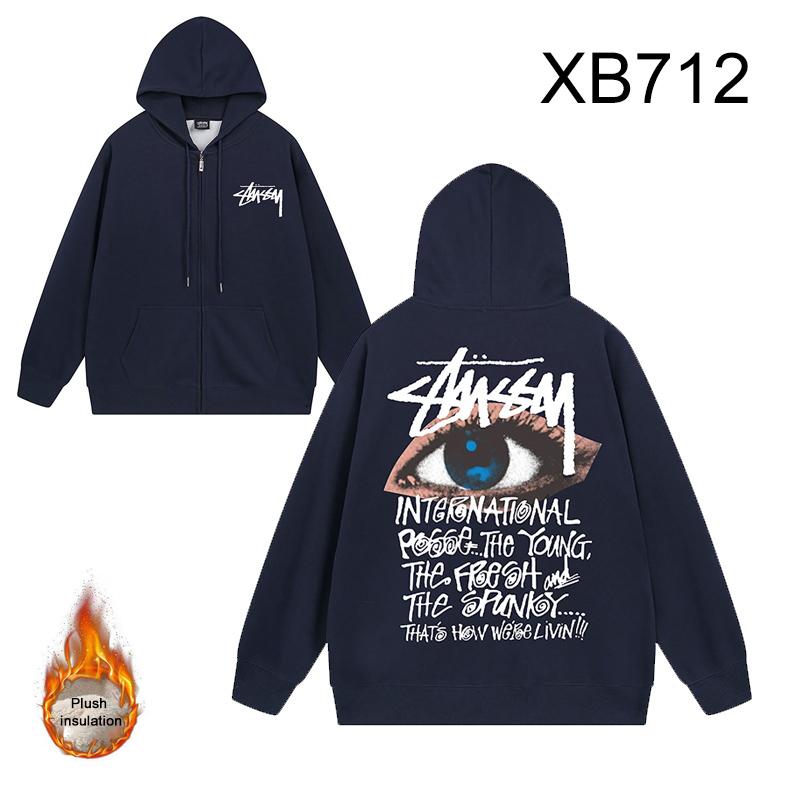 Stussy 2023, зимняя утепленная и флисовая толстовка на молнии из хлопка высокого качества Stussy с принтом граффити
Stussy 2023, зимняя утепленная и флисовая толстовка на молнии из хлопка высокого качества Stussy с принтом граффити