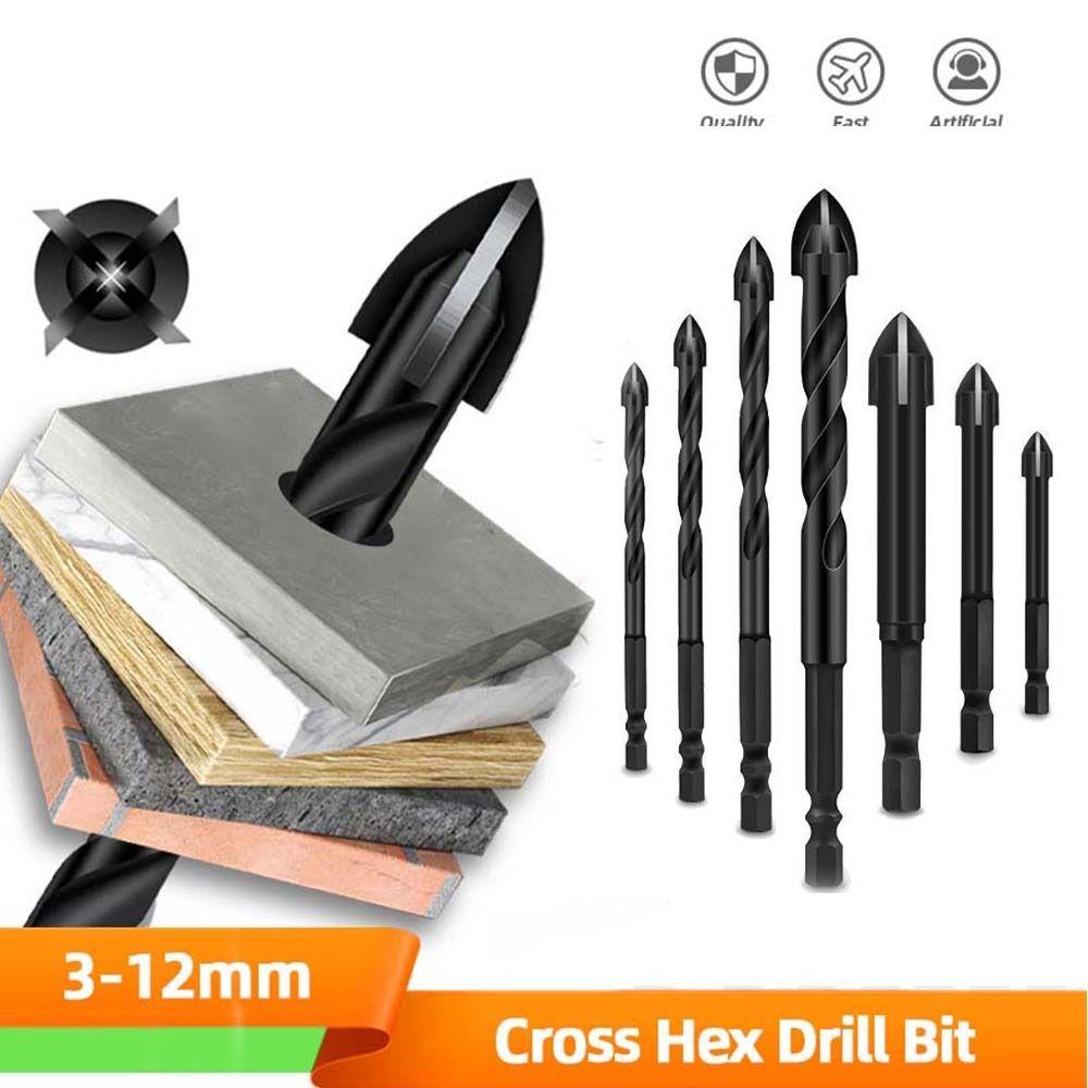 Hole opener Tile Drill Bits Cross Triangle Bit Durable Concrete Drill Bits Carpenter
Hole opener Tile Drill Bits Cross Triangle Bit Durable Concrete Drill Bits Carpenter