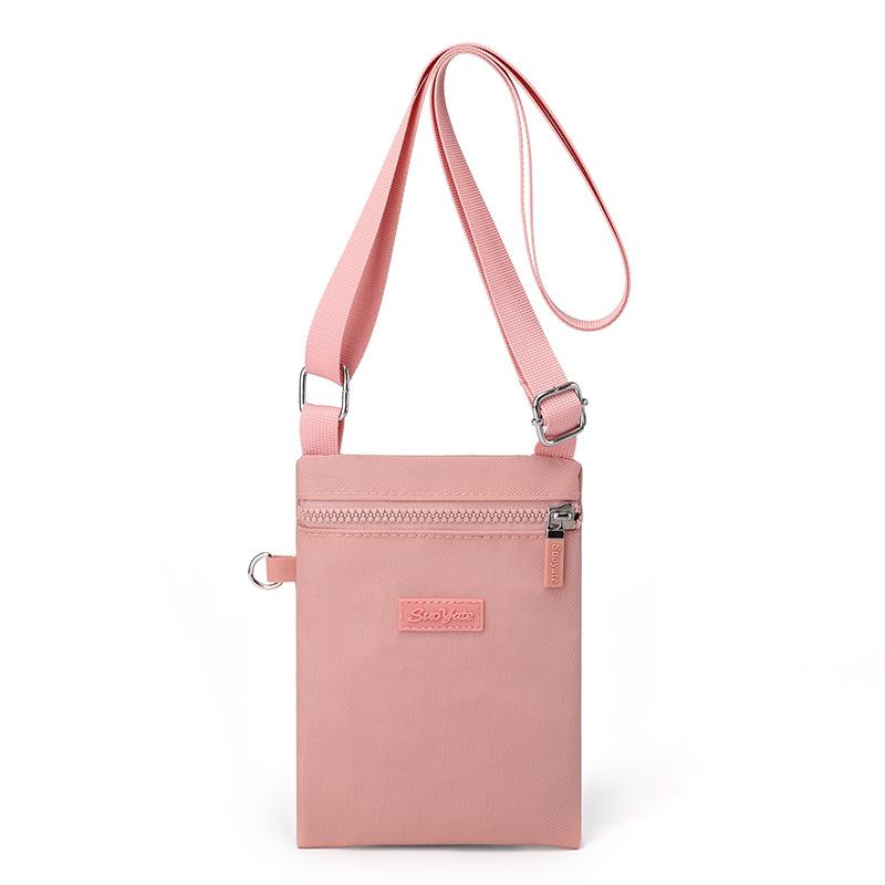 1PC mobile phone bag female messenger bag 2026 new Korean version nylon bag casual shoulder small square bag neck bag change bag рожевий
1PC mobile phone bag female messenger bag 2026 new Korean version nylon bag casual shoulder small square bag neck bag change bag рожевий