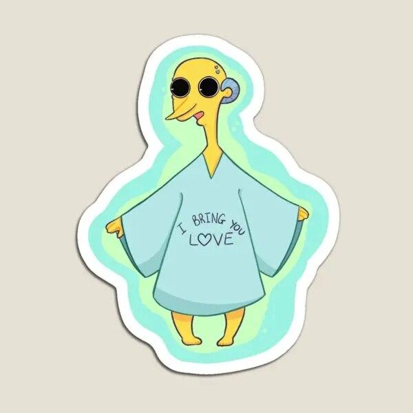 Магнитные наклейки Alien Mr Burns для холодильника, органайзер, игрушка, держатель для холодильника, детский красочный декор, домашние забавные детские милые
Магнитные наклейки Alien Mr Burns для холодильника, органайзер, игрушка, держатель для холодильника, детский красочный декор, домашние забавные детские милые