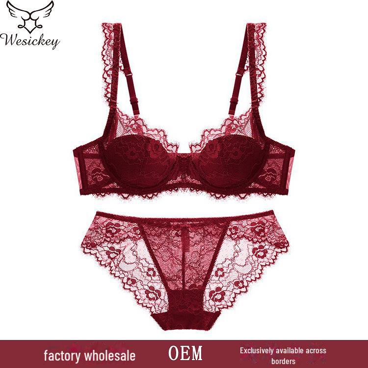 French Sexy Women s Lace Bra Set – Thin, Breathable, Comfortable, and Gathered Design in Large Sizes. 75B сірий колір
French Sexy Women s Lace Bra Set – Thin, Breathable, Comfortable, and Gathered Design in Large Sizes. 75B сірий колір