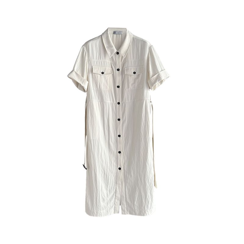 Msdidion | Parallel British-Breathable Sun Protection Crepe Cotton Blend-Parka Open Buckle Waist H-Shaped Dress Mantle Rice(In Stock delivery) S
Msdidion | Parallel British-Breathable Sun Protection Crepe Cotton Blend-Parka Open Buckle Waist H-Shaped Dress Mantle Rice(In Stock delivery) S