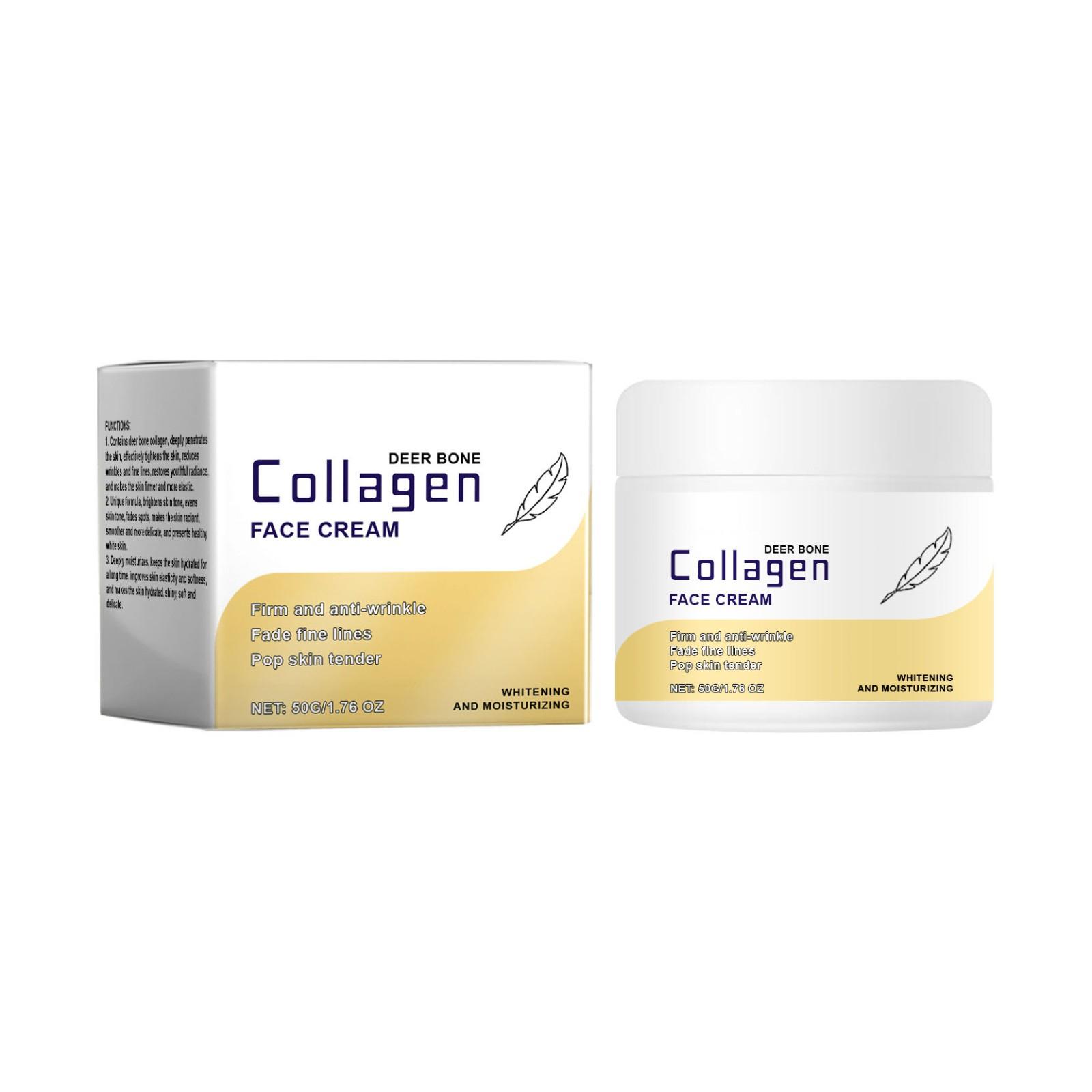 Deer Collagen Cream Deer Collagen Face Cream Qanzre Wrinkle Removal Face Cream Deer Collagen Moisturizing Firming Face Cream One Size
Deer Collagen Cream Deer Collagen Face Cream Qanzre Wrinkle Removal Face Cream Deer Collagen Moisturizing Firming Face Cream One Size