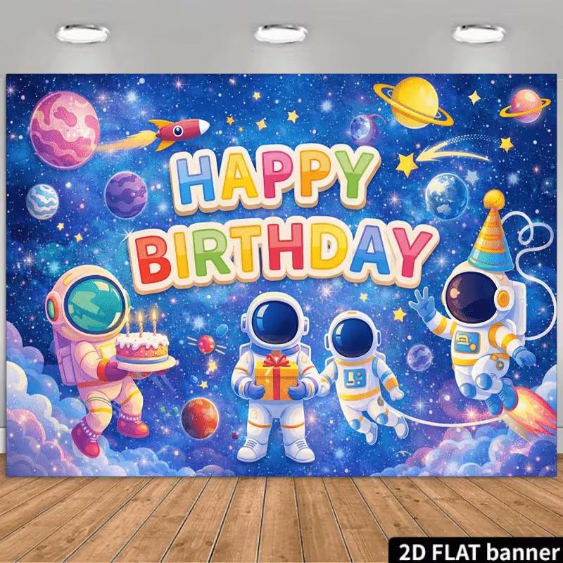 2D Galaxy Space Birthday Backdrop, Astronaut & Rocket Photography Banner for Toddler Party 47.2x31.5inch/120*80cm
2D Galaxy Space Birthday Backdrop, Astronaut & Rocket Photography Banner for Toddler Party 47.2x31.5inch/120*80cm
