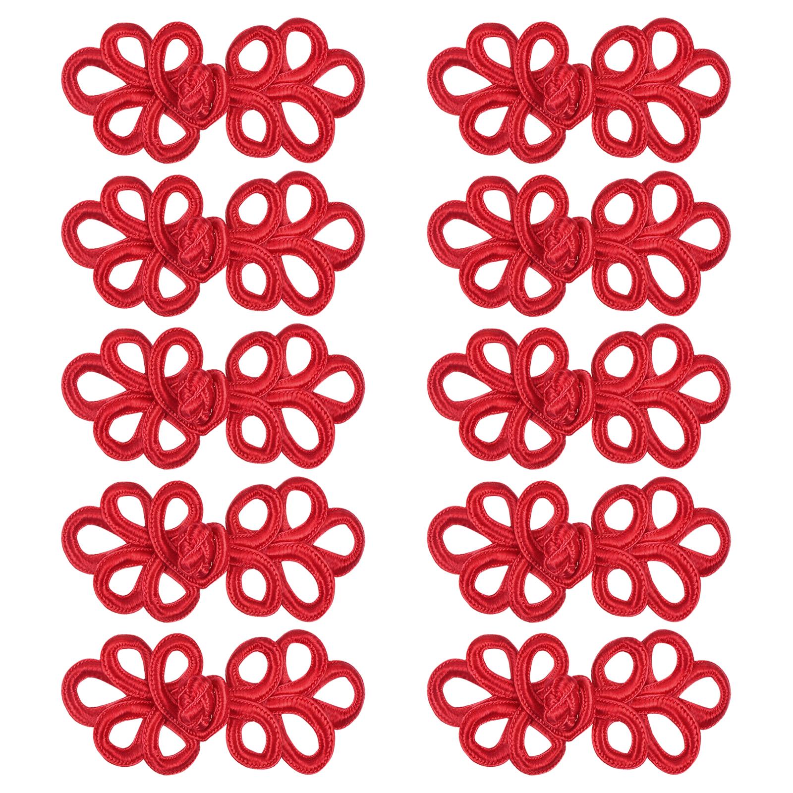 5/10 Pairs Chinese Knots Frog Buttons Closure Sewing Buttons Fasteners for DIY Sewing Coats Cloak Sweater Bridal Costume Outfit 5pcs
5/10 Pairs Chinese Knots Frog Buttons Closure Sewing Buttons Fasteners for DIY Sewing Coats Cloak Sweater Bridal Costume Outfit 5pcs