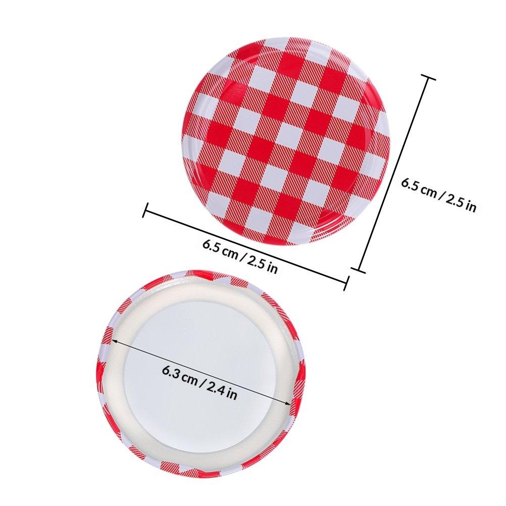 40Pcs Metal Mason Jar Lids Airtight Covers Leakproof Sealing Caps for Jam Sauce Spice Glass Canning Storage Jam Jar Covers
40Pcs Metal Mason Jar Lids Airtight Covers Leakproof Sealing Caps for Jam Sauce Spice Glass Canning Storage Jam Jar Covers