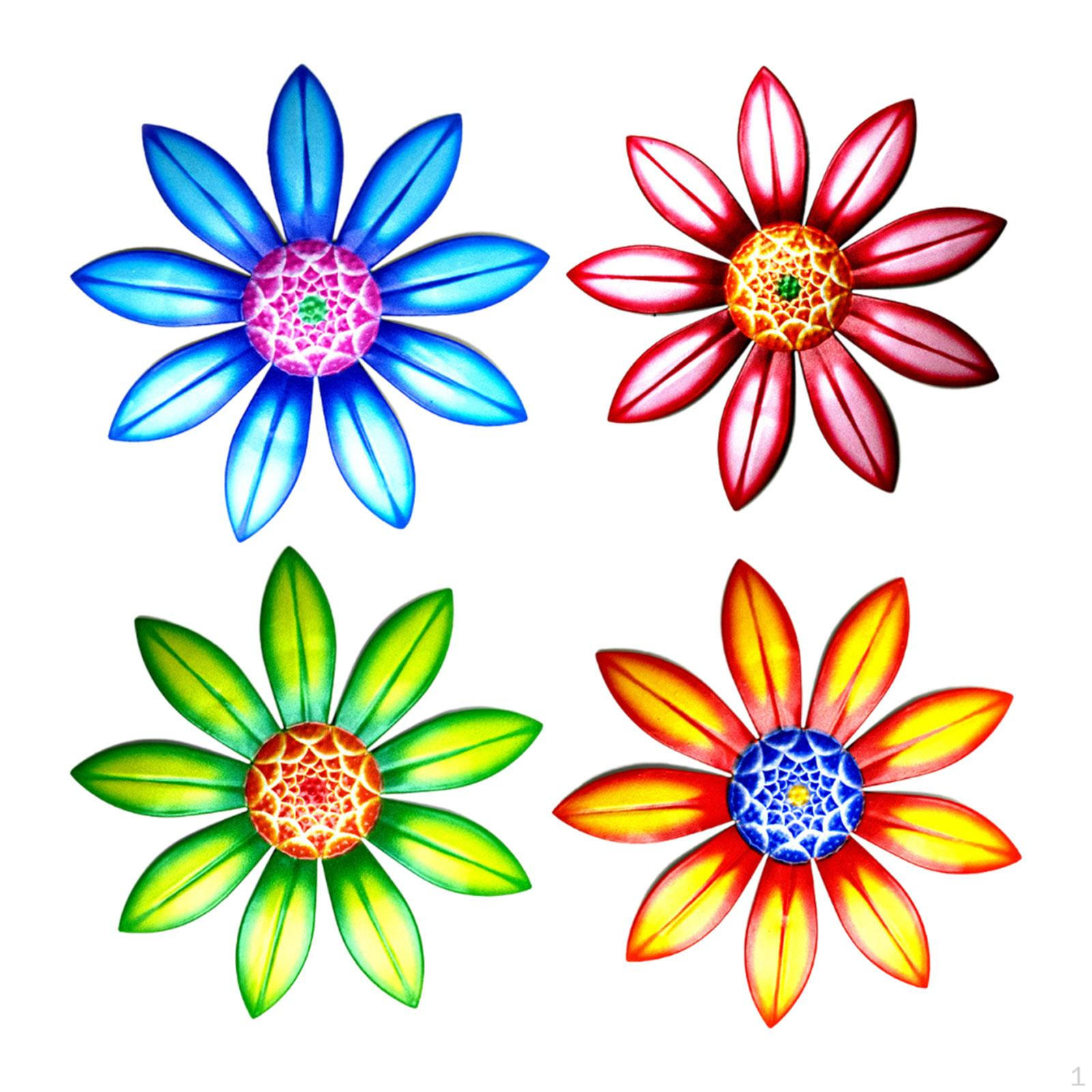 4Pcs Metal Flower Wall Decor Outdoor Ornament for Fence Bedroom Living Room
4Pcs Metal Flower Wall Decor Outdoor Ornament for Fence Bedroom Living Room