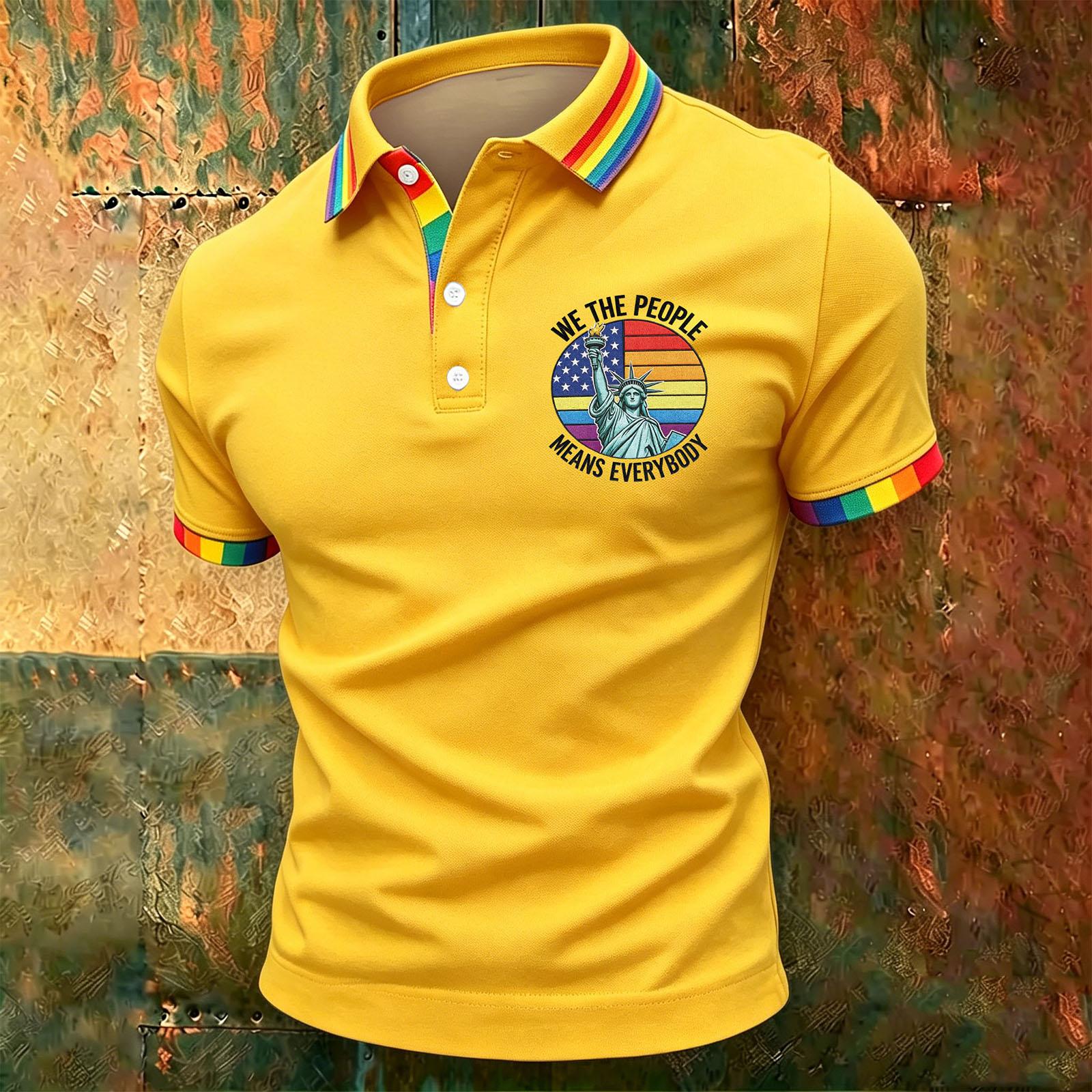 Men s Casual Color-Block Striped Short-Sleeve Shirt XL жовтий
Men s Casual Color-Block Striped Short-Sleeve Shirt XL жовтий