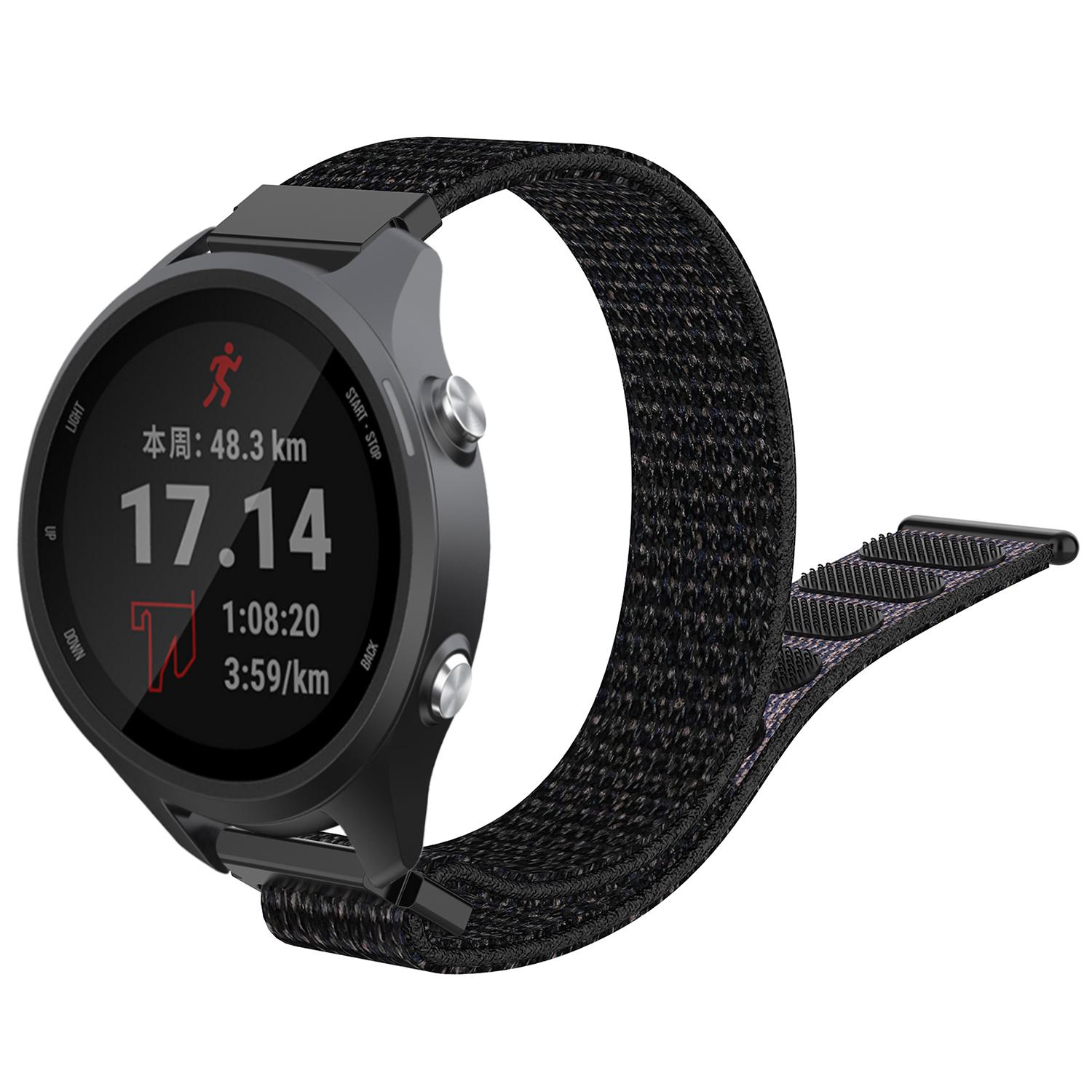 20mm Loop Fastener Nylon Weaven Smart Bracelet Replacement Strap for Garmin Forerunner 570 42mm/Forerunner 245 Black/Red
20mm Loop Fastener Nylon Weaven Smart Bracelet Replacement Strap for Garmin Forerunner 570 42mm/Forerunner 245 Black/Red