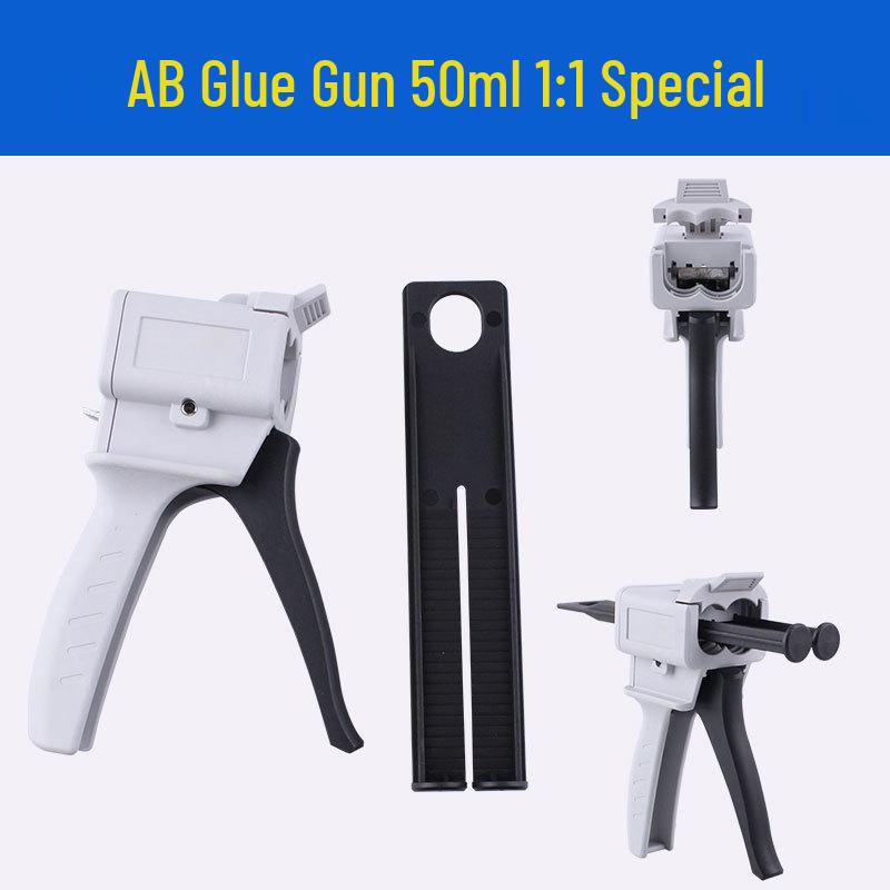 AB Glue Gun 1:1, 2:1, 10:1 Dual Tube Epoxy Resin Glue DP420 with Manual Metal Top Buckle
AB Glue Gun 1:1, 2:1, 10:1 Dual Tube Epoxy Resin Glue DP420 with Manual Metal Top Buckle