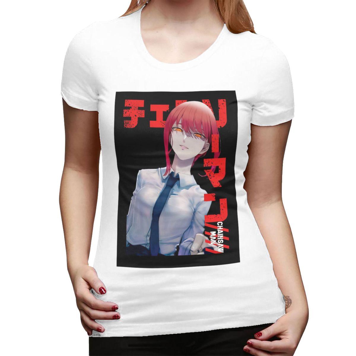 Makima Chainsaw Unisex Anime Girl TShirt for Women Crew Neck Streetwear T Shirts Womens Tees Short Summer Clothes Tops S
Makima Chainsaw Unisex Anime Girl TShirt for Women Crew Neck Streetwear T Shirts Womens Tees Short Summer Clothes Tops S