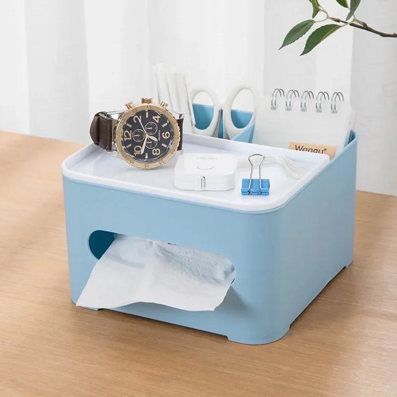 Multifunctional Tissue Box Cover with Remote Control Holder Stationery Case Home Bathroom Bedroom Desktop Cosmetic Organizer
Multifunctional Tissue Box Cover with Remote Control Holder Stationery Case Home Bathroom Bedroom Desktop Cosmetic Organizer
