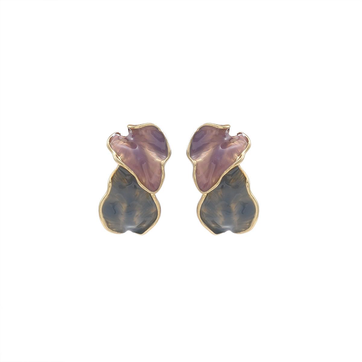 Vintage Statement Earrings for Woman Luxury Enameled Irregular Dripping Oil Dangle Jewelry Trends Parts Accessories фиолетовый
Vintage Statement Earrings for Woman Luxury Enameled Irregular Dripping Oil Dangle Jewelry Trends Parts Accessories фиолетовый