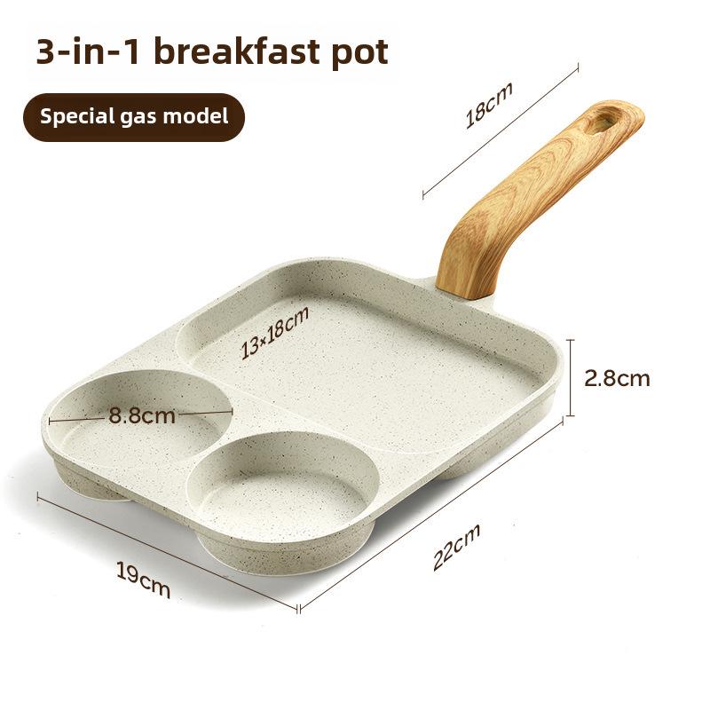 Сковорода для завтрака с антипригарным покрытием: Сковорода Medical Stone для бекона, яиц и гамбургеров 3 в 1 Gas Type
Сковорода для завтрака с антипригарным покрытием: Сковорода Medical Stone для бекона, яиц и гамбургеров 3 в 1 Gas Type