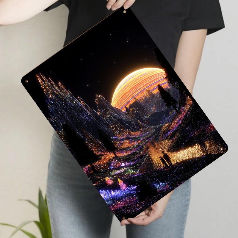 Dreamy Alien Night View Glowing Mountain Planet Landscape Metal Iron Painting Home Decor Wall Art 20x30cm(7.8x11.8inch)
Dreamy Alien Night View Glowing Mountain Planet Landscape Metal Iron Painting Home Decor Wall Art 20x30cm(7.8x11.8inch)