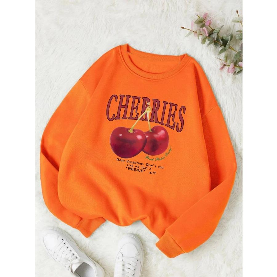 Модная женская толстовка с принтом свежих красных вишен, пуловер с круглым вырезом, флис, мягкая дышащая толстовка с капюшоном, осенняя женская уличная одежда 3XL оранжевый
Модная женская толстовка с принтом свежих красных вишен, пуловер с круглым вырезом, флис, мягкая дышащая толстовка с капюшоном, осенняя женская уличная одежда 3XL оранжевый