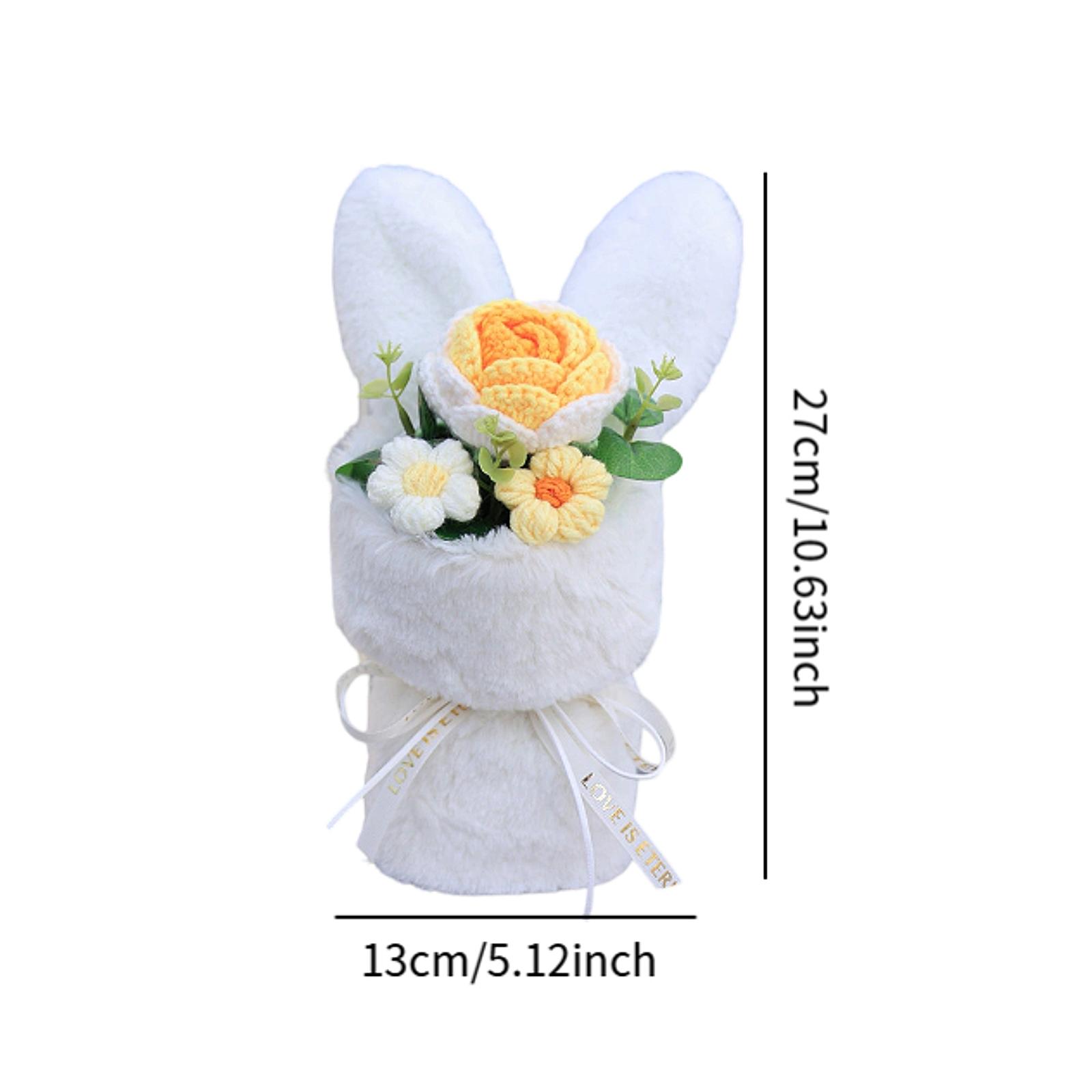 Crochet Flowers Gift Bouquet Knitting Flower Handmade Table Decoration for Home Decor Multifunctional Finished Product желтые розы
Crochet Flowers Gift Bouquet Knitting Flower Handmade Table Decoration for Home Decor Multifunctional Finished Product желтые розы