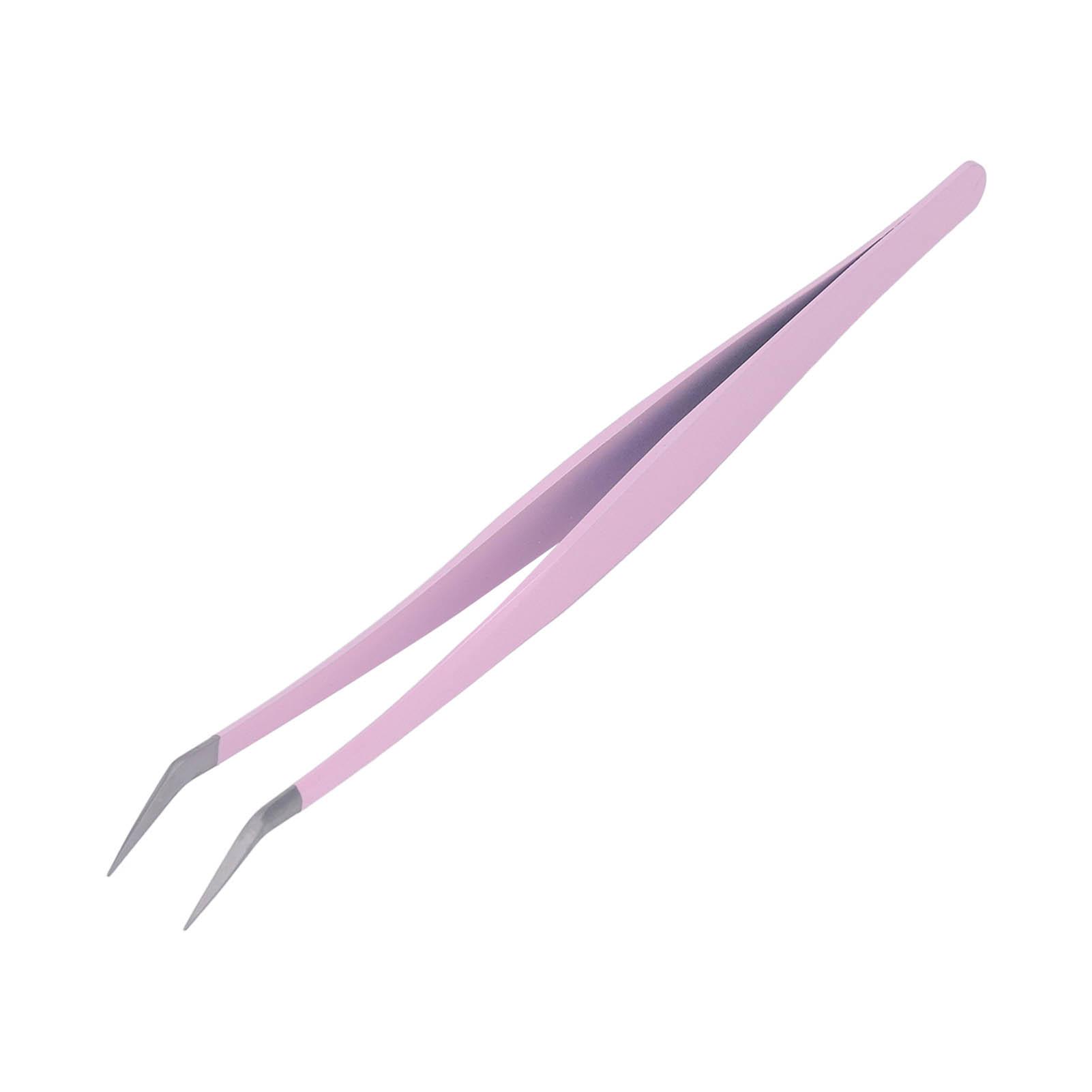 Eyelash Extension Tweezers Professional Stainless Steel Precise Bent Lash Tweezers for Fanning
Eyelash Extension Tweezers Professional Stainless Steel Precise Bent Lash Tweezers for Fanning
