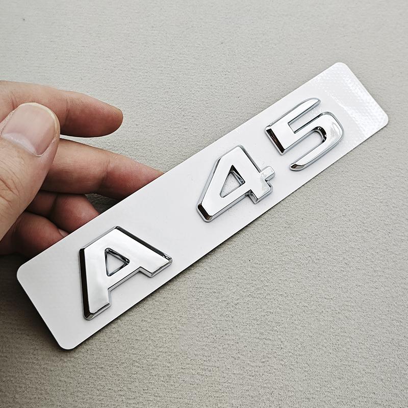 3D ABS Car Letters A45S A45 Logo Rear Trunk Badge Emblem Decals For Mercedes Benz AMG A45 A45S Car Sticker Auto Accessories
3D ABS Car Letters A45S A45 Logo Rear Trunk Badge Emblem Decals For Mercedes Benz AMG A45 A45S Car Sticker Auto Accessories