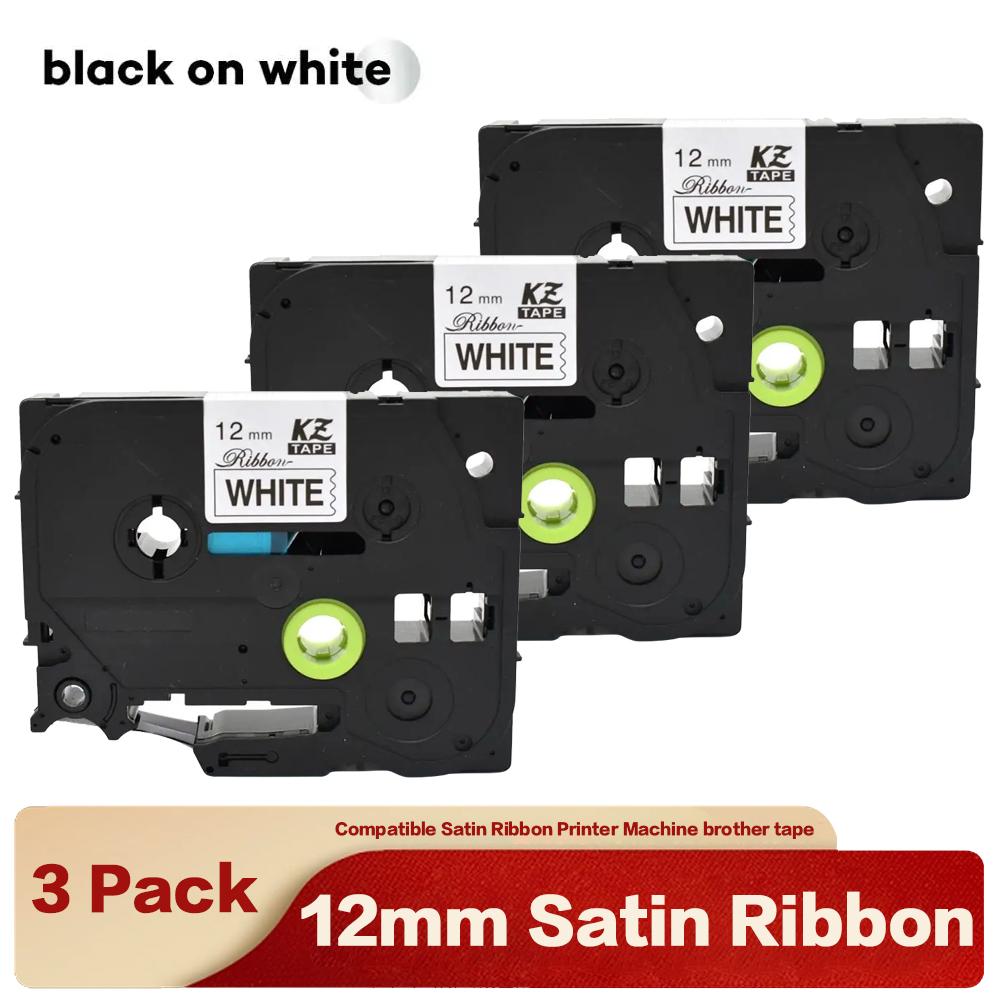 3PK 12mm TZe-Satin-Ribbon tz Label Tape для Brother TZ-RE34 TZ-RN34 TZ-R234 TZR231, сумісний з Brother P-touch PTH110 Label Maker
3PK 12mm TZe-Satin-Ribbon tz Label Tape для Brother TZ-RE34 TZ-RN34 TZ-R234 TZR231, сумісний з Brother P-touch PTH110 Label Maker
