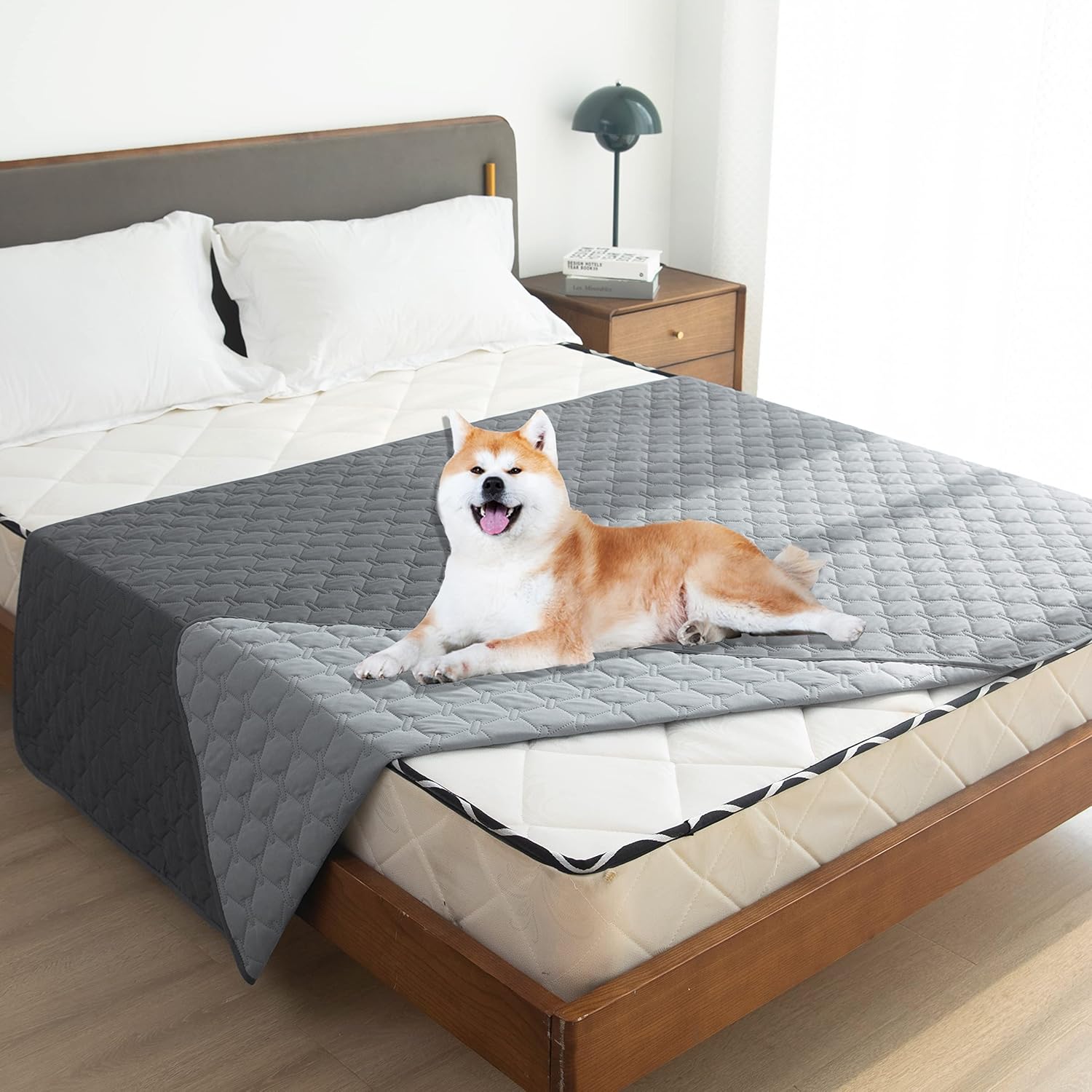 Double-Sided Waterproof Dog Bed Cover Pet Blanket Sofa Couch Furniture Protector for Puppy Large Dog Cat, Reversible 72x193cm темно-сірий
Double-Sided Waterproof Dog Bed Cover Pet Blanket Sofa Couch Furniture Protector for Puppy Large Dog Cat, Reversible 72x193cm темно-сірий