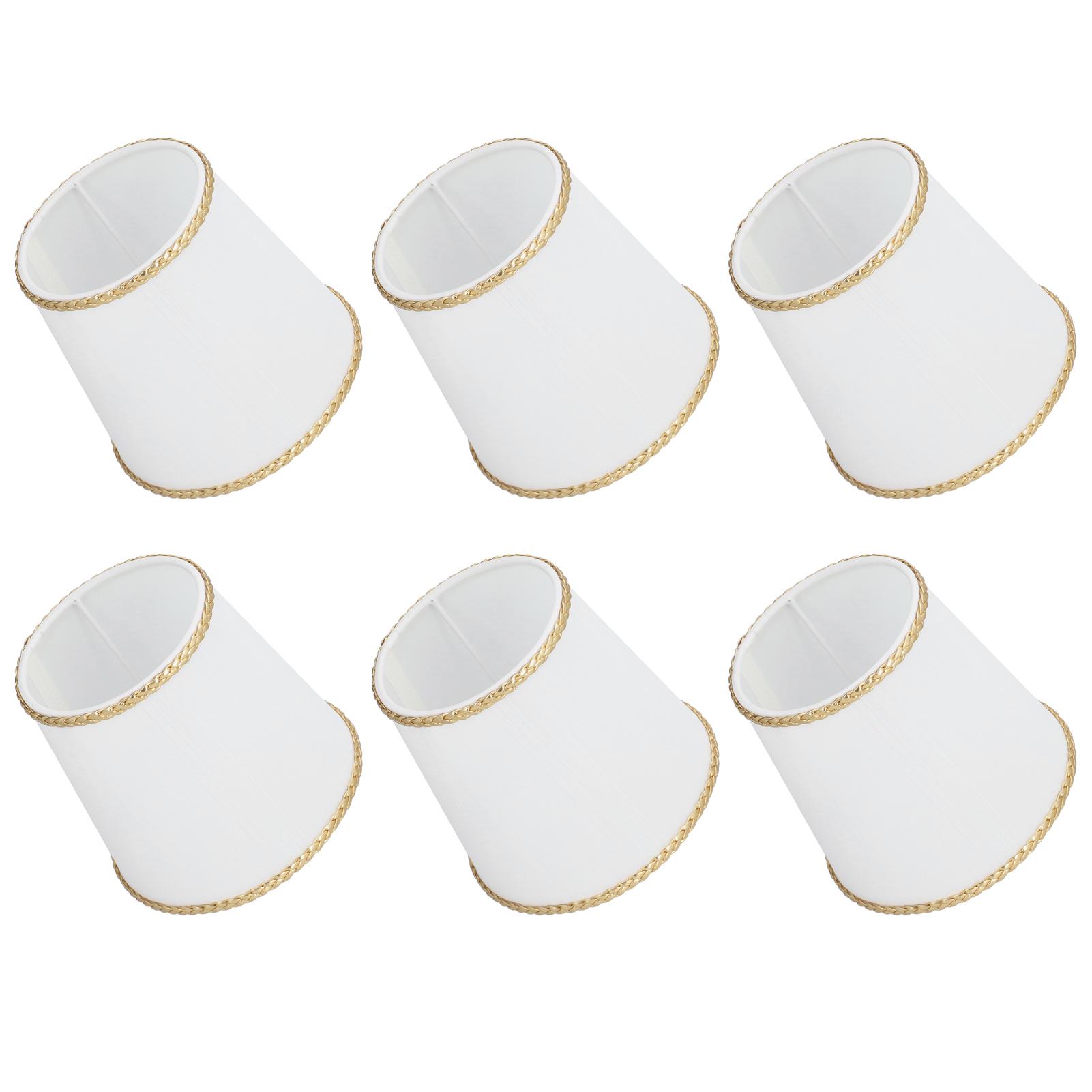 6Pcs E14 Fabric Lamp Shade Clip On Lampshades for Home Hotel Hall Office Decoration
6Pcs E14 Fabric Lamp Shade Clip On Lampshades for Home Hotel Hall Office Decoration