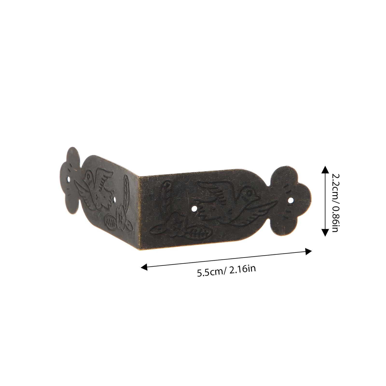 10Pcs Retro Box Corner Protectors Metal Wooden Jewelry Case Decorative Edges Covers Corner Guards for Vintage Wooden
10Pcs Retro Box Corner Protectors Metal Wooden Jewelry Case Decorative Edges Covers Corner Guards for Vintage Wooden