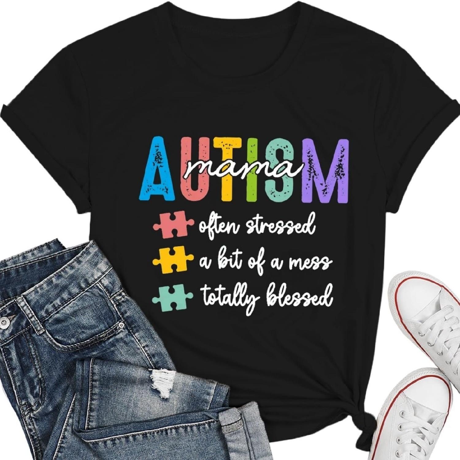 Autism Awareness Shirt Women Neurodiversity Rainbow Flower T-Shirts Special Education Teacher Gift Tee Tops XXXXXL різнокольоровий
Autism Awareness Shirt Women Neurodiversity Rainbow Flower T-Shirts Special Education Teacher Gift Tee Tops XXXXXL різнокольоровий