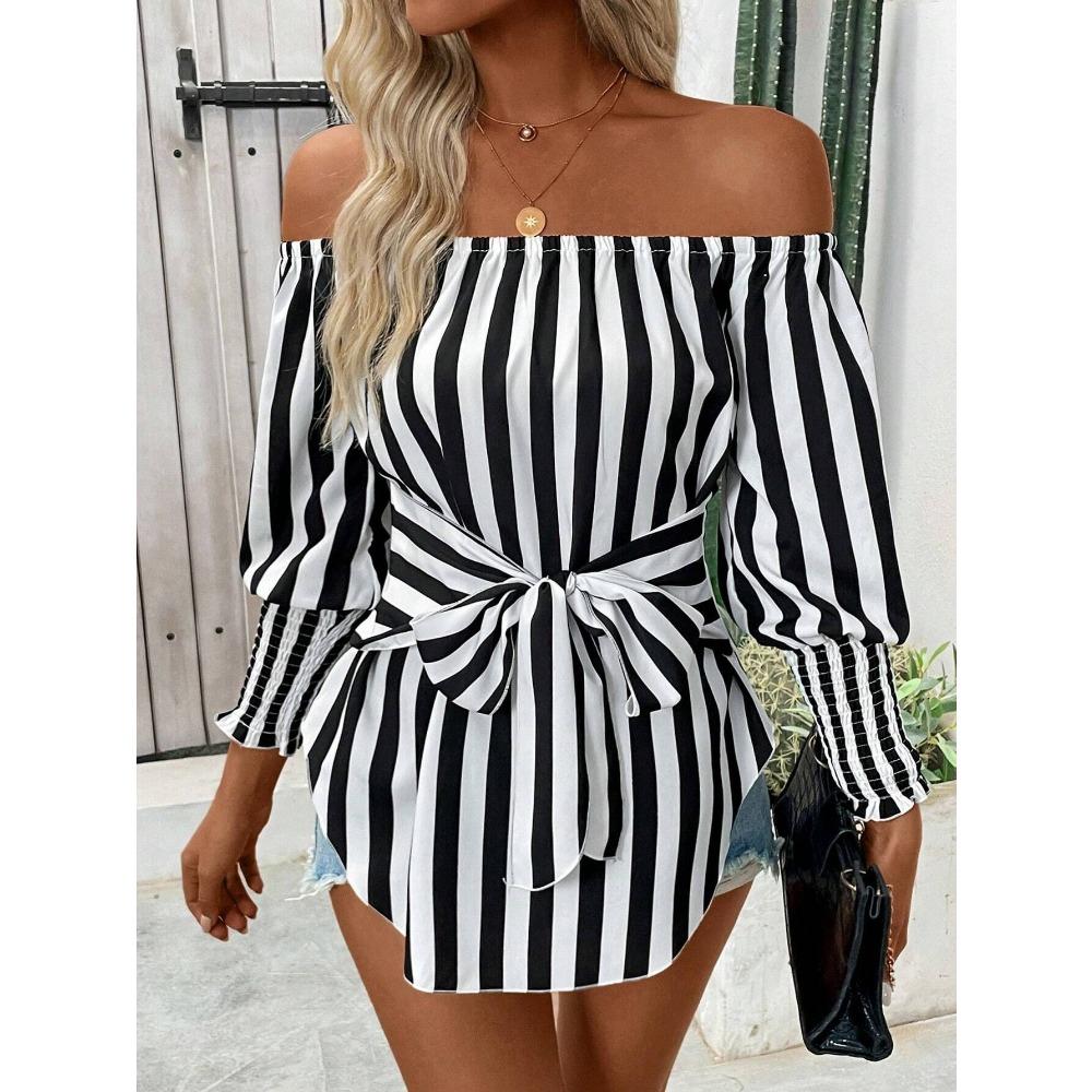 Женская модная свободная рубашка без бретелек с рукавами-фонариками и асимметричным подолом в полоску XXL белый
Женская модная свободная рубашка без бретелек с рукавами-фонариками и асимметричным подолом в полоску XXL белый