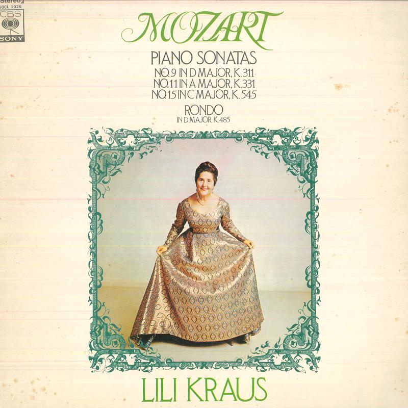 LP Record LILI KRAUS - Mozart/Piano Sonatas No.11 In A Maj SOCL1026 CBSSONY Japan Classical Used
LP Record LILI KRAUS - Mozart/Piano Sonatas No.11 In A Maj SOCL1026 CBSSONY Japan Classical Used
